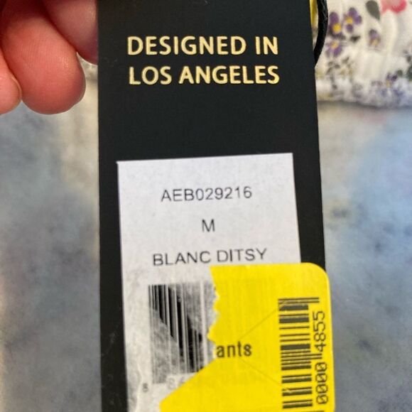 AFRM NWT beautiful floral joggers heavier weight w/ pockets 💐 - Picture 9 of 11